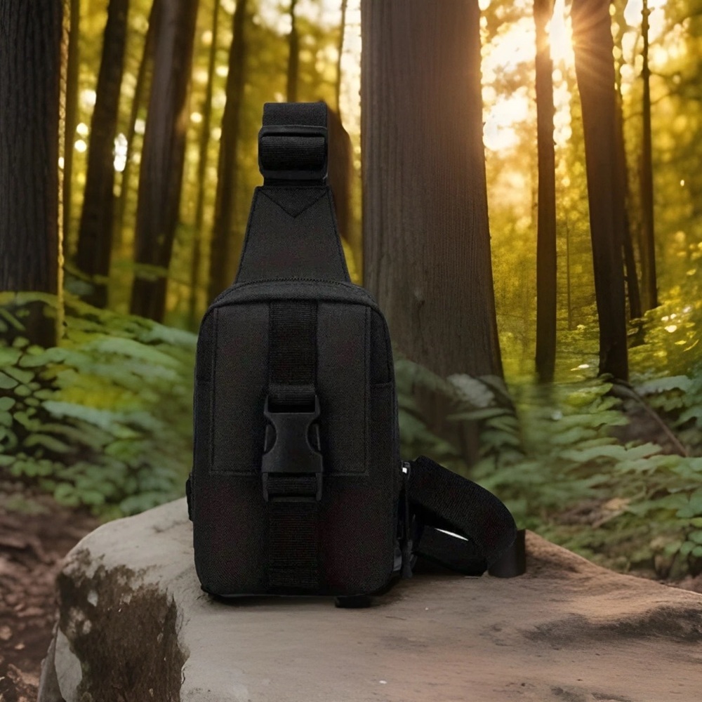 Black Sling Bag for Men